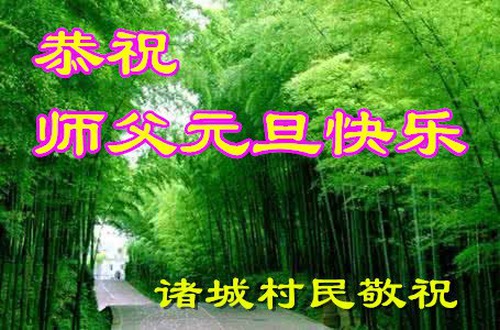 Image for article Para pendukung Falun Dafa dengan Hormat Mengucapkan Selamat Tahun Baru kepada Guru Li Hongzhi (27 Ucapan)