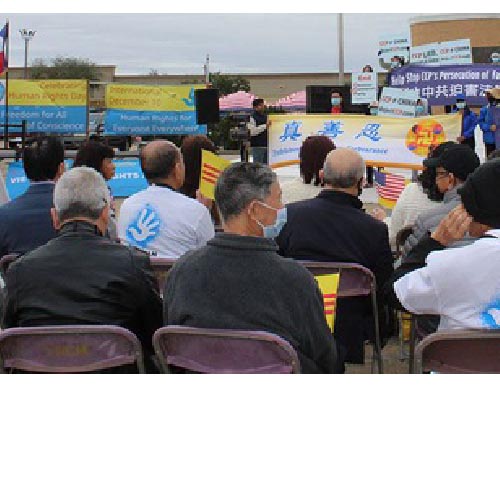 Image for article Texas: Rapat Umum untuk Mengakhiri Penganiayaan Diadakan di Houston pada Hari Hak Asasi Manusia