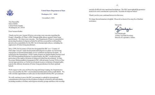 Image for article Departemen Luar Negeri A.S. hingga Senator Marco Rubio: “Kami Memiliki Kekhawatiran yang Sama”