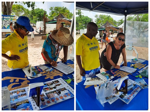 Image for article Guadeloupe, Prancis: Praktisi Mengadakan Acara Menyerukan Pengakhiran Penganiayaan di Tiongkok
