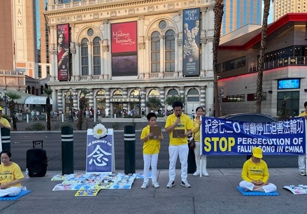 Image for article Las Vegas: Praktisi Mengadakan Nyala Lilin untuk Menyerukan 23 Tahun Penganiayaan Oleh PKT Diakhiri 