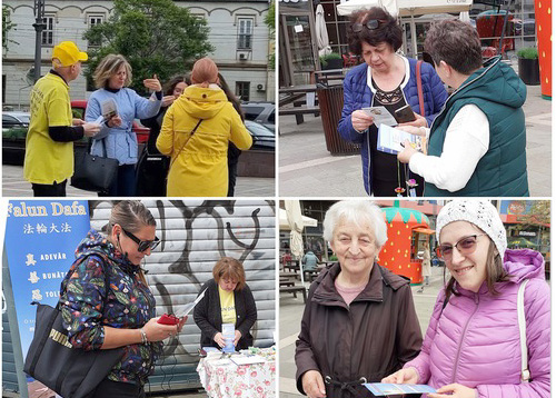 Image for article Rumania: Orang-orang Menemukan Jalan Menuju Pikiran dan Tubuh yang Lebih Baik pada Hari Falun Dafa Sedunia