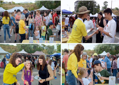 Image for article Galați, Romania: Orang Muda Bergema dengan Prinsip Falun Dafa