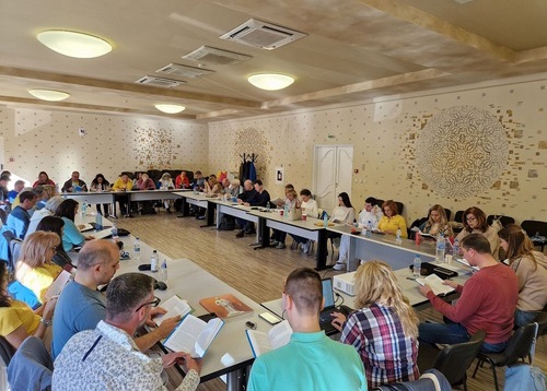 Image for article Bulgaria: Orang-orang Mendukung Falun Dafa Selama Acara di Stara Zagora