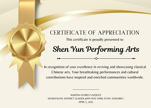 Image for article Pemimpin Amerika dan Kanada Menghargai Shen Yun: “Penghargaan terhadap Budaya Tiongkok yang Sejati”
