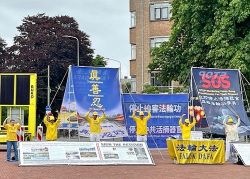 Image for article Praktisi Falun Gong Meningkatkan Kesadaran Tentang Penganiayaan yang Sedang Berlangsung Selama KTT NATO di Belanda