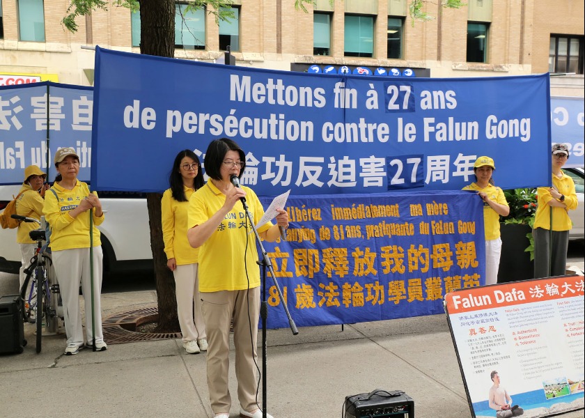 Image for article Rapat Umum di Depan Konsulat RRT di Montreal Menyerukan Diakhirinya Penganiayaan Terhadap Falun Gong