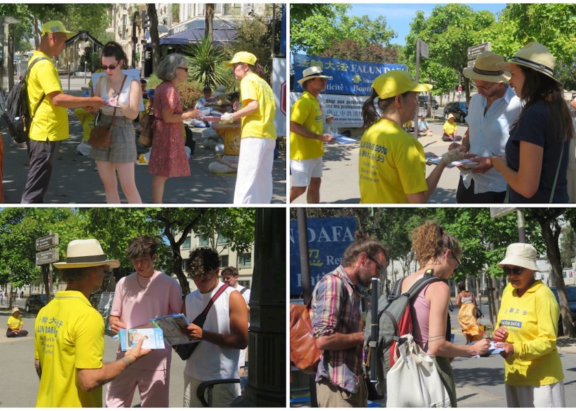 Image for article Warga Paris Menyuarakan Dukungan dalam Rapat Umum untuk Menyerukan Akhiri 27 Tahun Penganiayaan terhadap Falun Gong